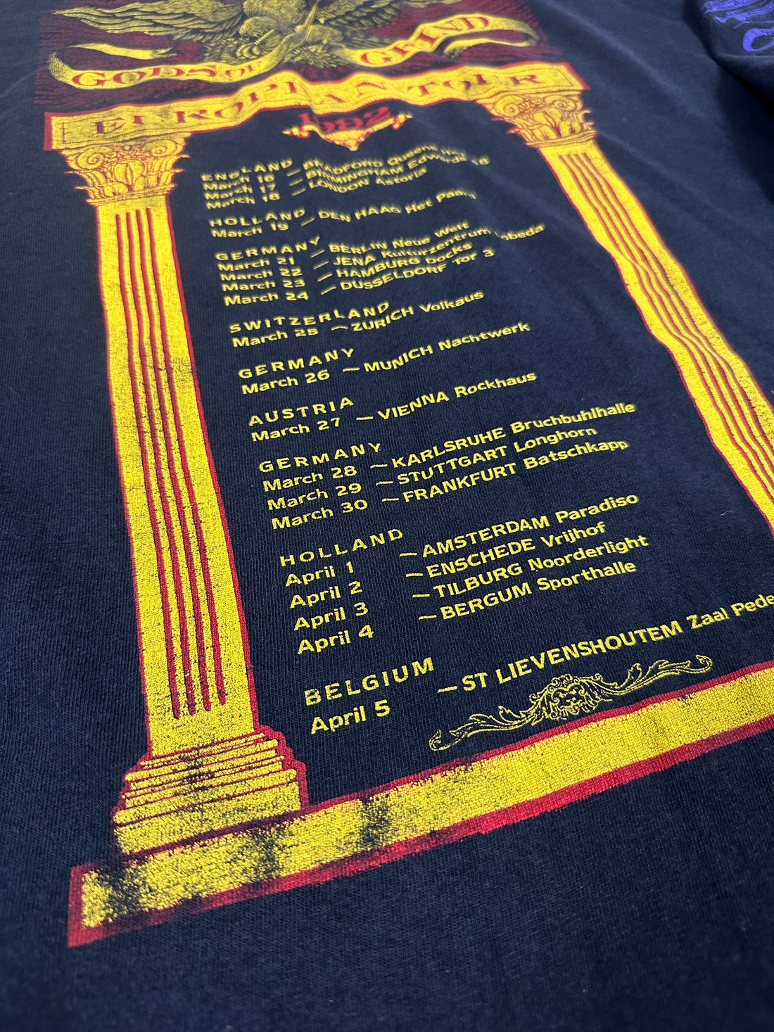 Vintage 1992 Carcass European Tour Longsleeve