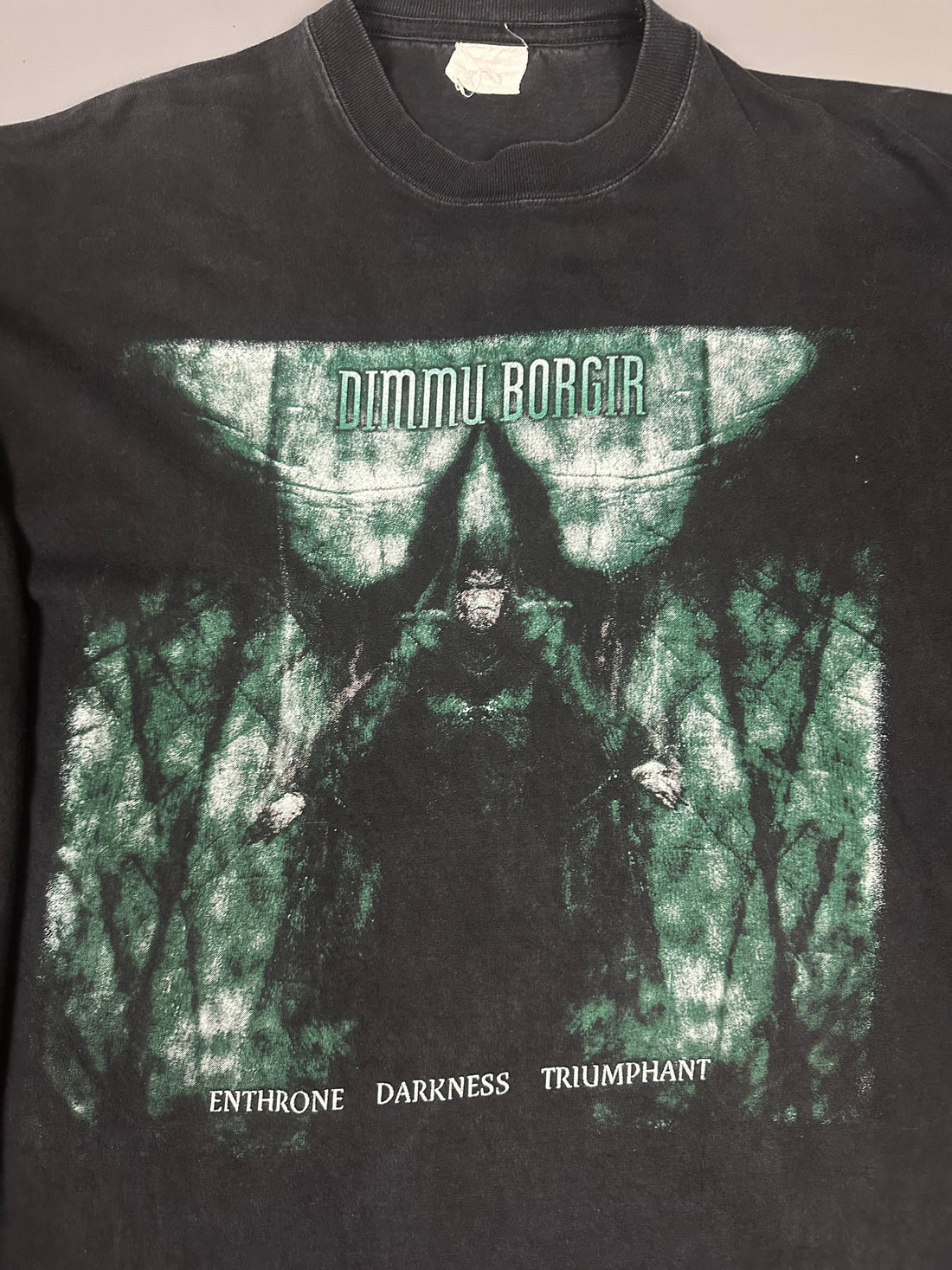 Vintage 1997 Dimmu Borgir Enthroned Darkness Longsleeve