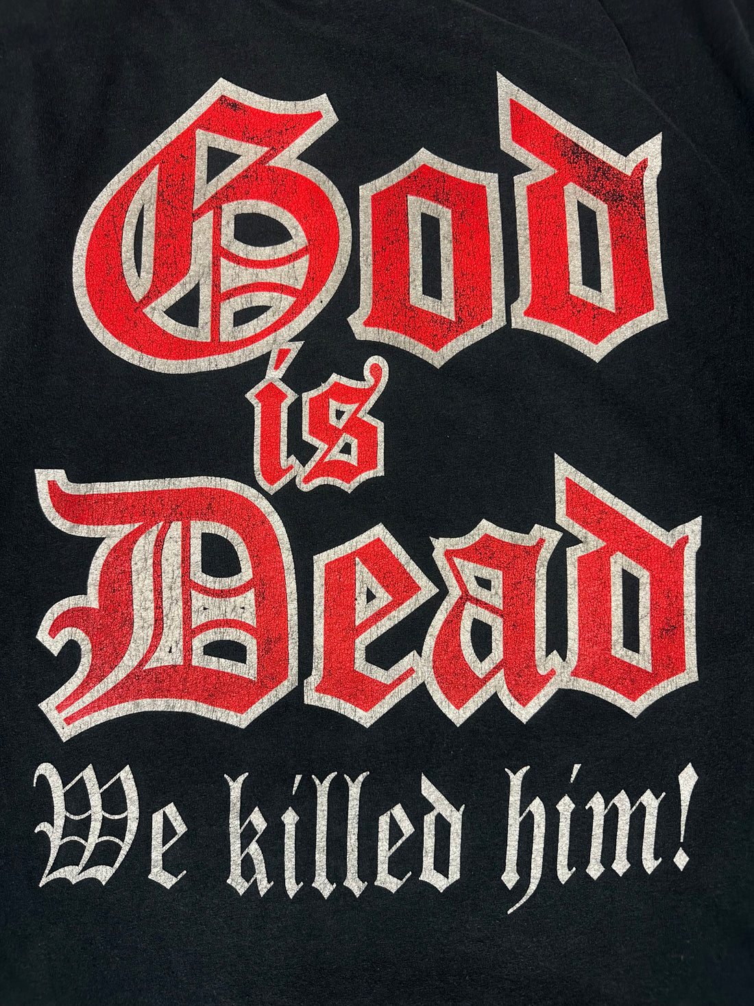 Vintage 1997 Moonspell God Is Dead T-Shirt