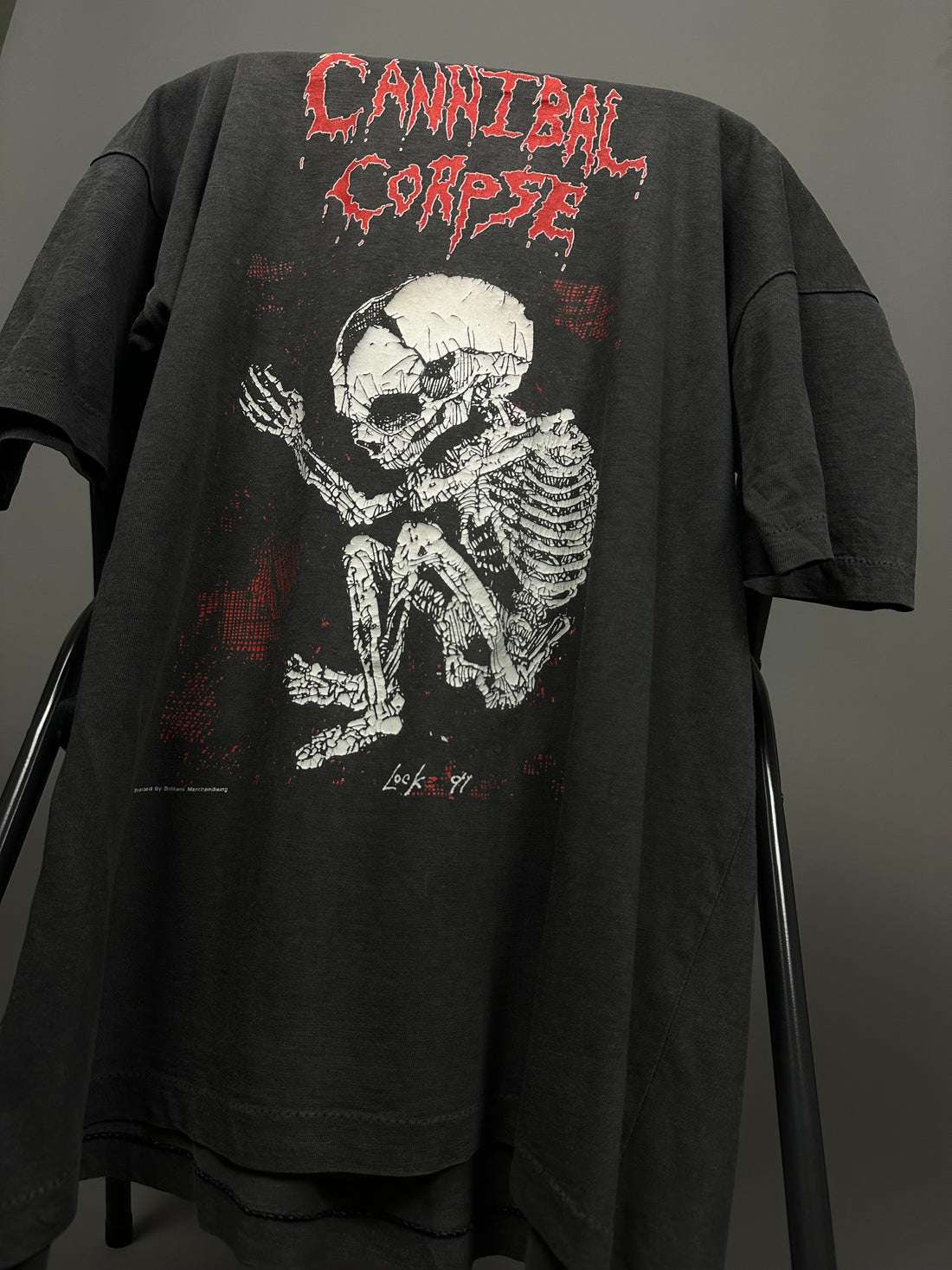Vintage 1991 Cannibal Corpse Rock Hard Festivals T-Shirt