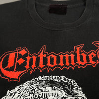 Vintage 1991 Entombed Crawling Germany T-Shirt