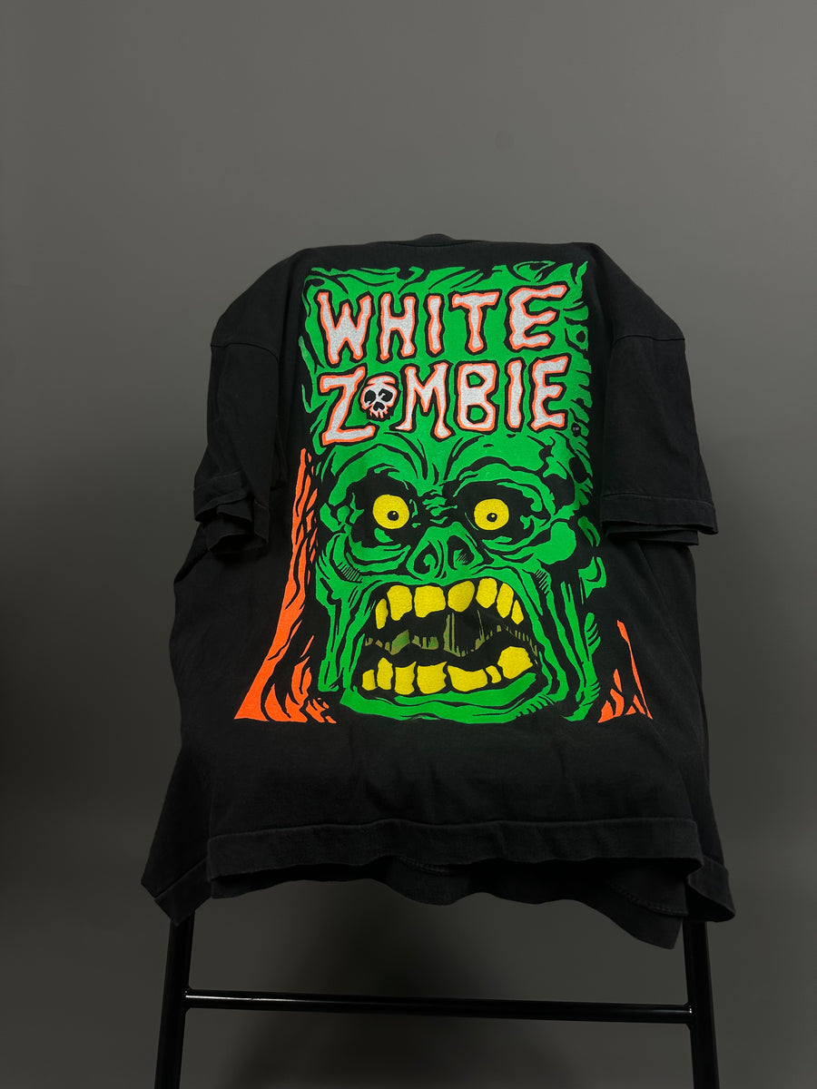 White Zombie 1992 Get Up And Kill Vintage T-Shirt