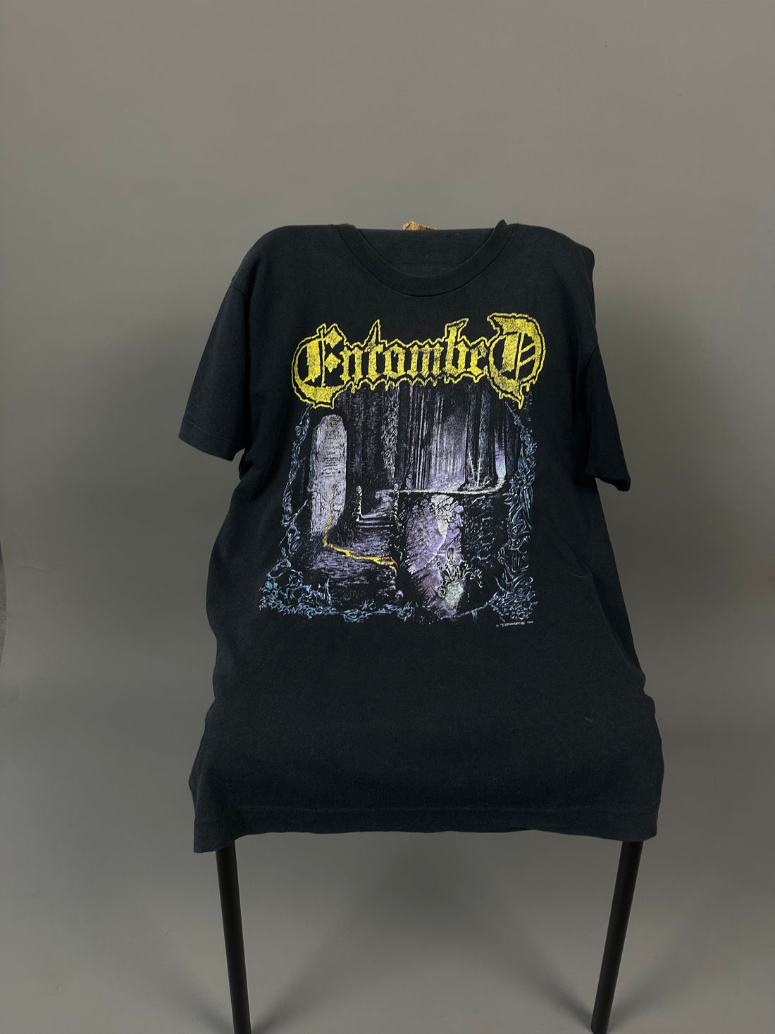 Vintage 1990 Entombed Left Hand Path T-Shirt
