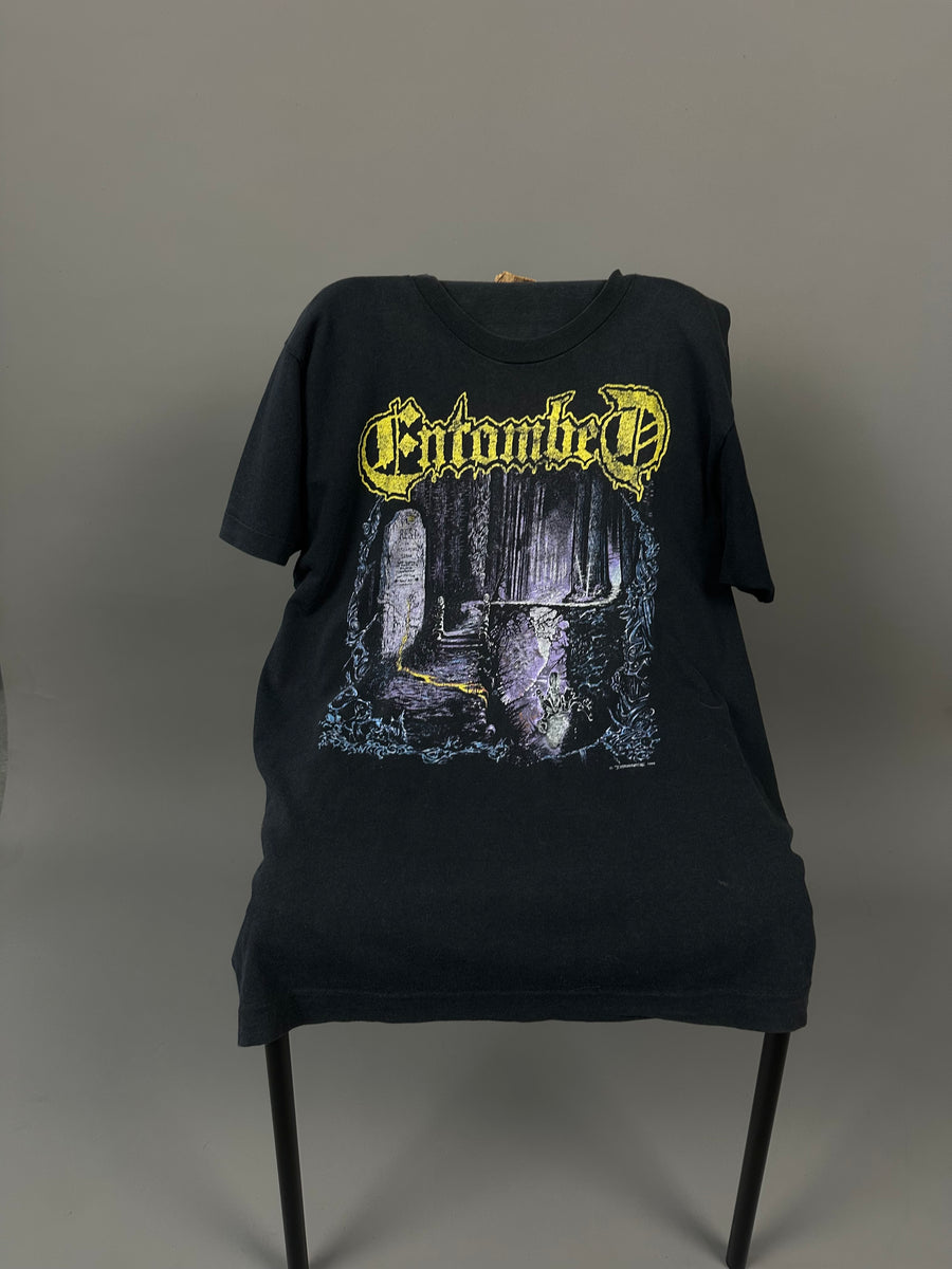 Vintage 1990 Entombed Left Hand Path T-Shirt