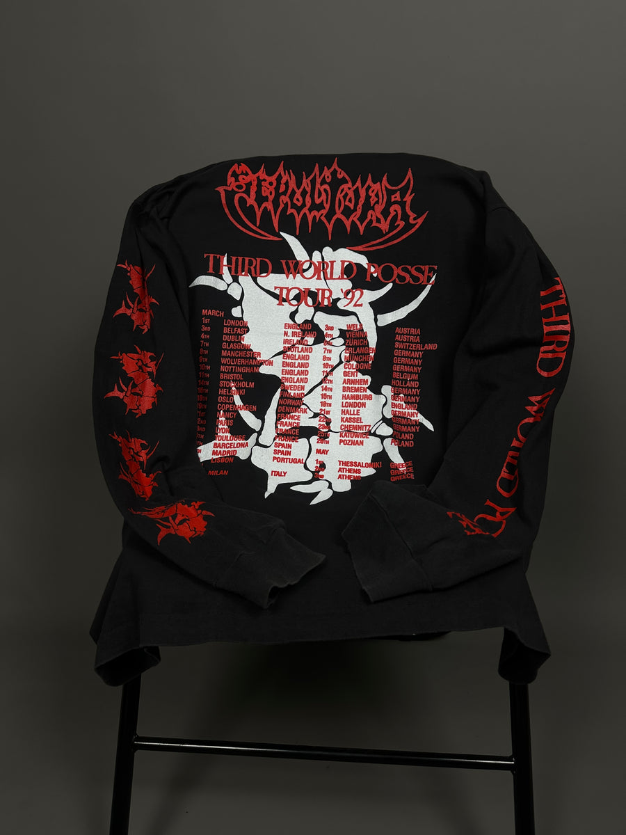 Vintage 1992 Sepultura Third World Posse Longsleeve