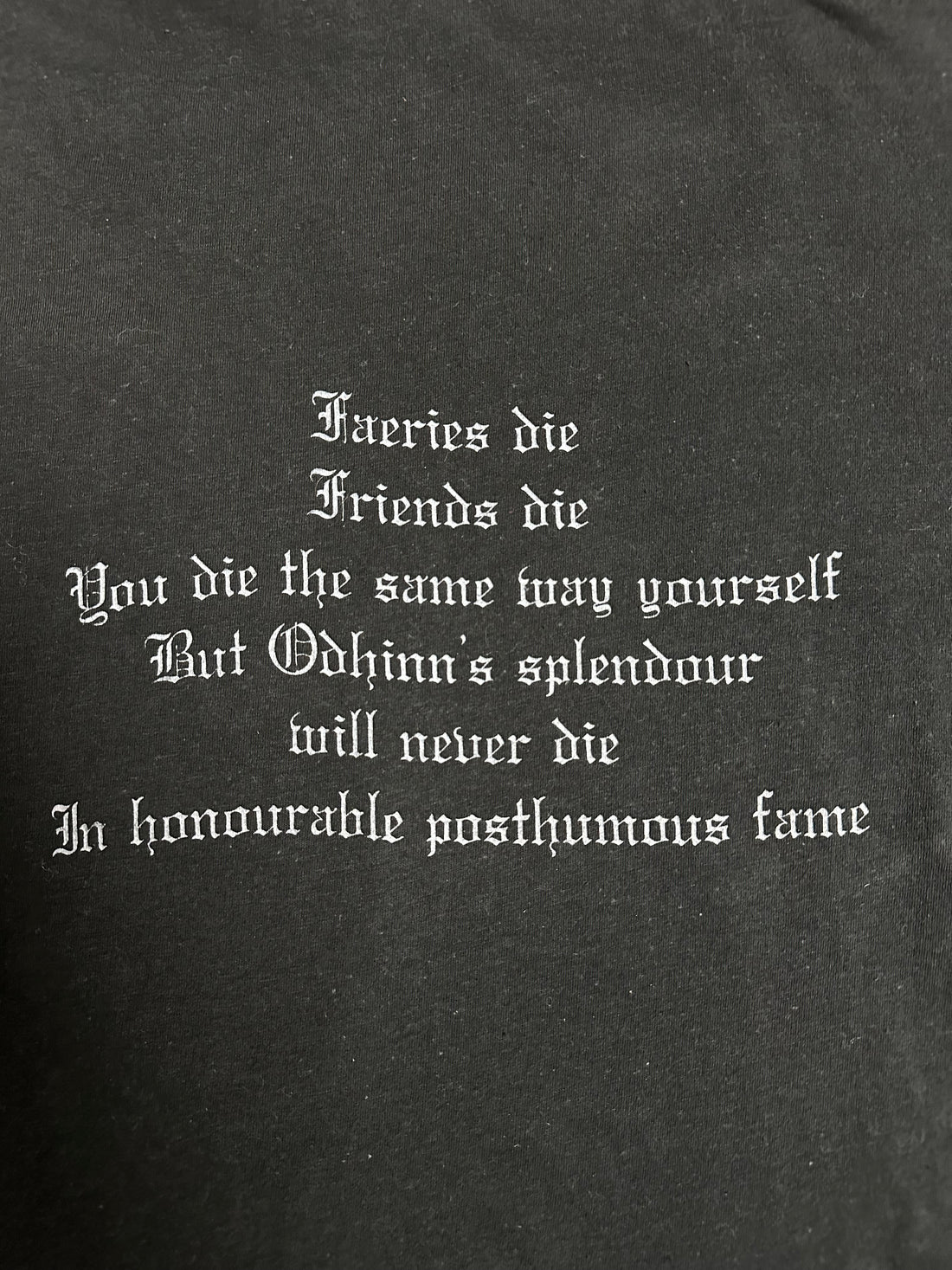 Vintage 1993 Burzum Det Some Engar Var T-Shirt