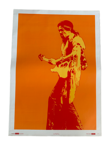 Vintage 1987 Jimi Hendrix Poster