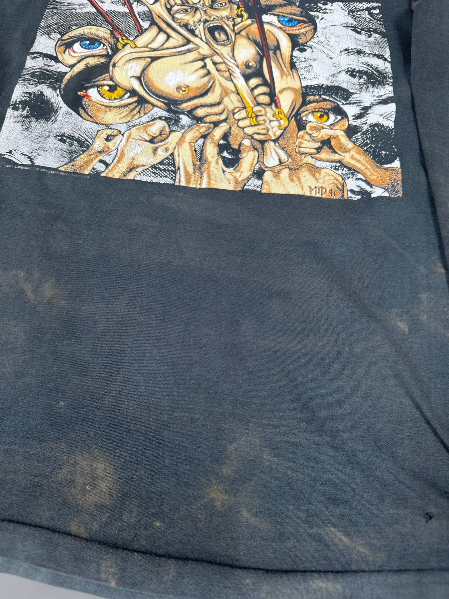 Vintage 1991 Napalm Death Mass Appeal Madness Longsleeve