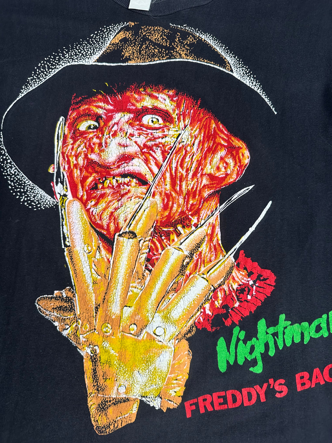 Vintage 1980s Freddy Krueger Horror T-Shirt