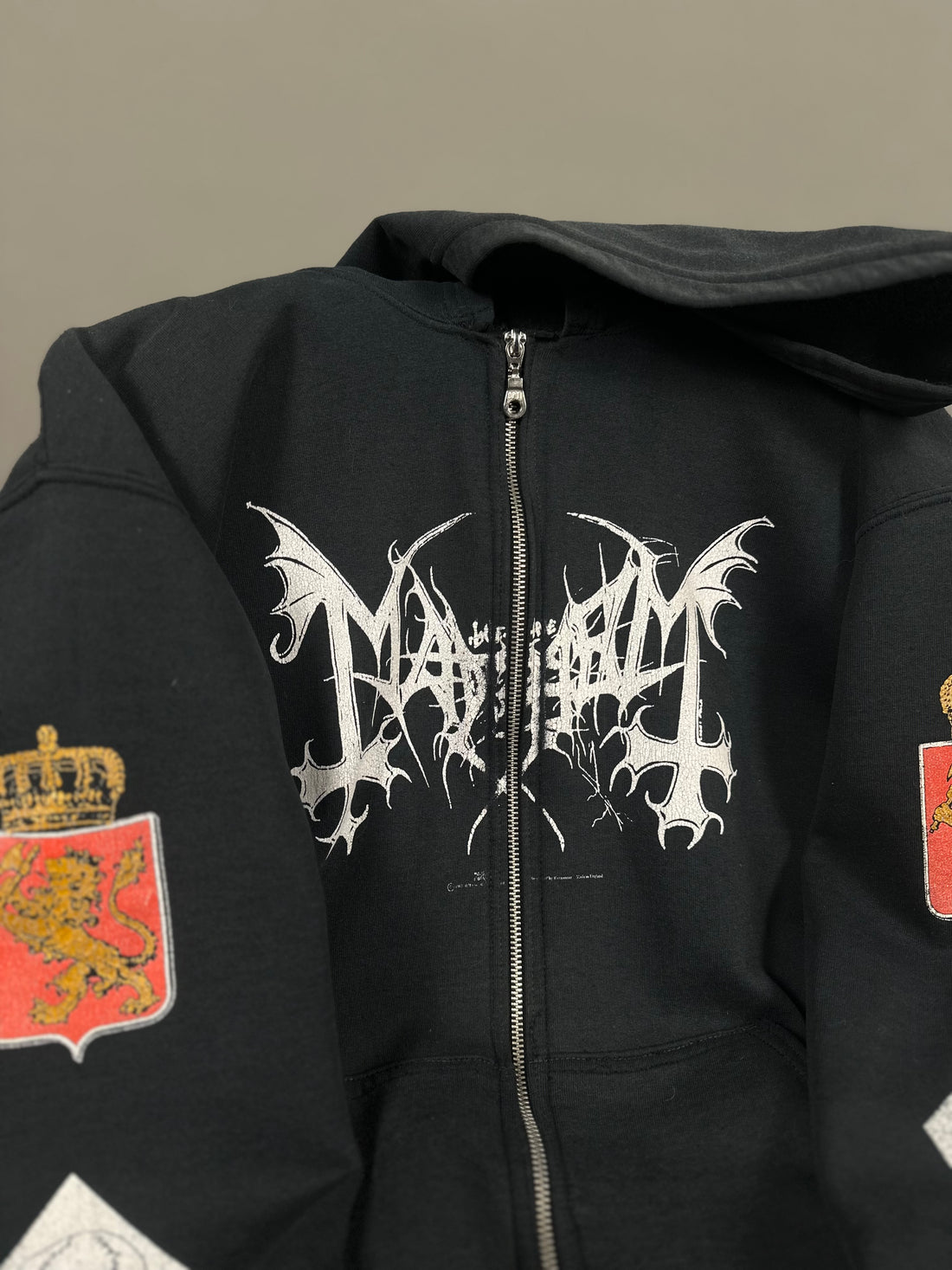 Vintage 1997 Mayhem Legion Norge Sweatshirt Zipper