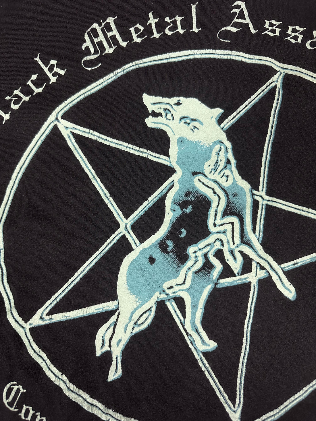 Vintage 1998 Marduk Black Metal Assault T-Shirt