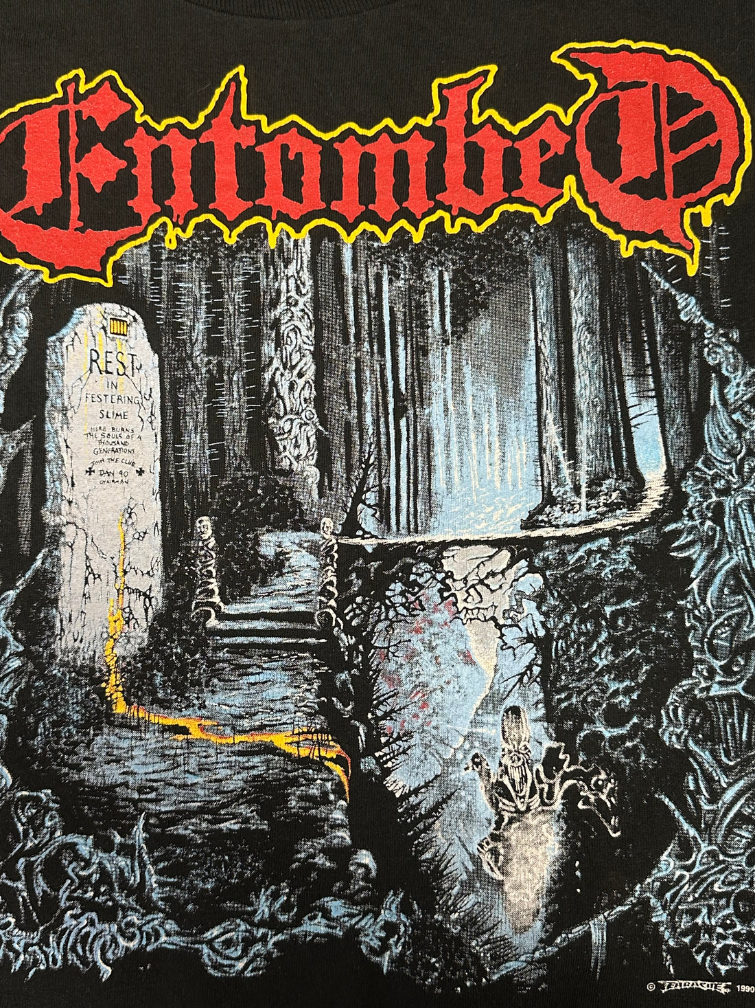 Vintage 1991 Entombed US Tour T-Shirt