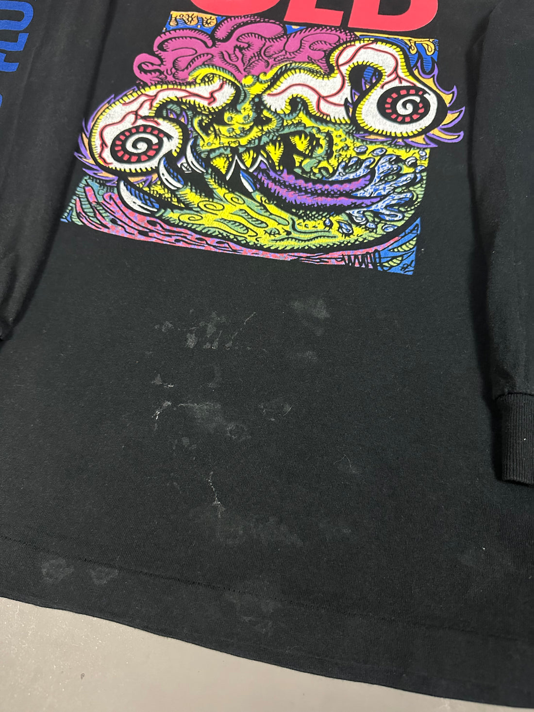 OLD 1991 Lo Flux Tube Vintage Grindcore Longsleeve