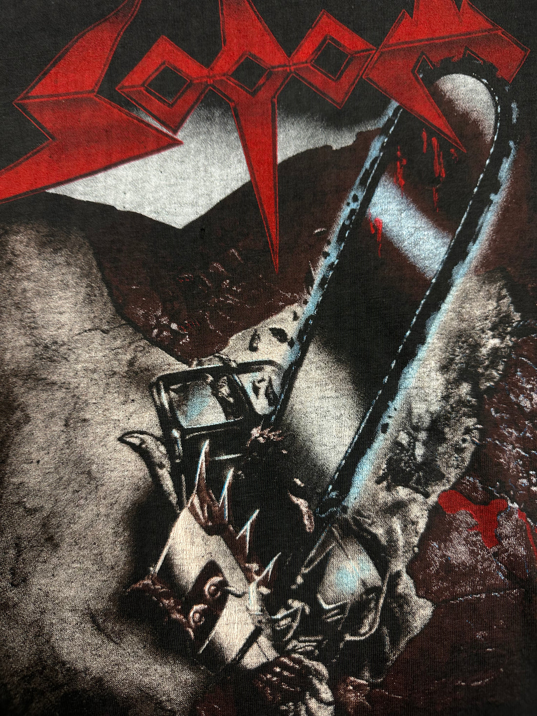 Sodom 1990 The Saw Is The Law Vintage T-Shirt