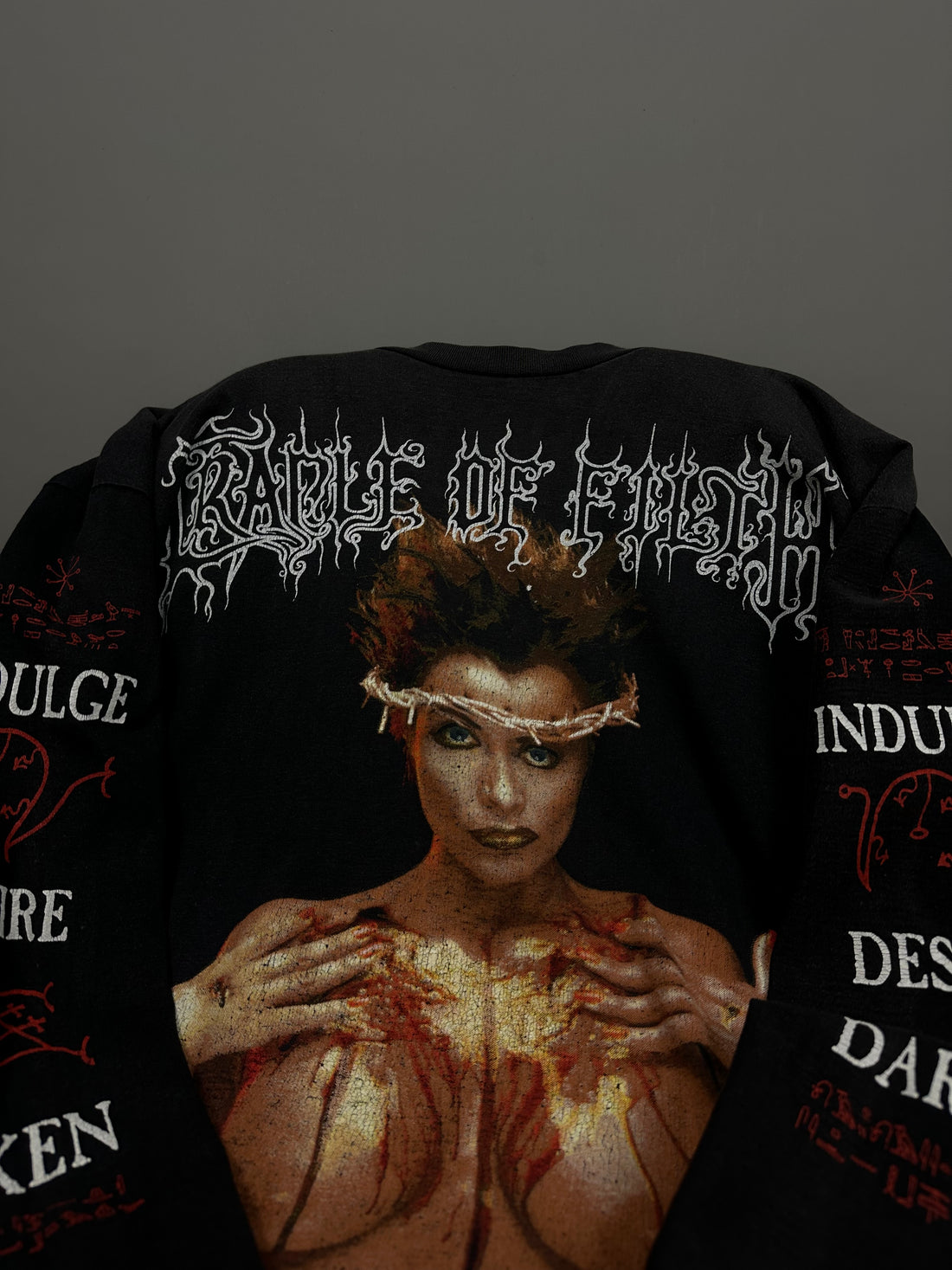 Vintage 1996 Cradle of Filth Praise The Whore Longsleeve