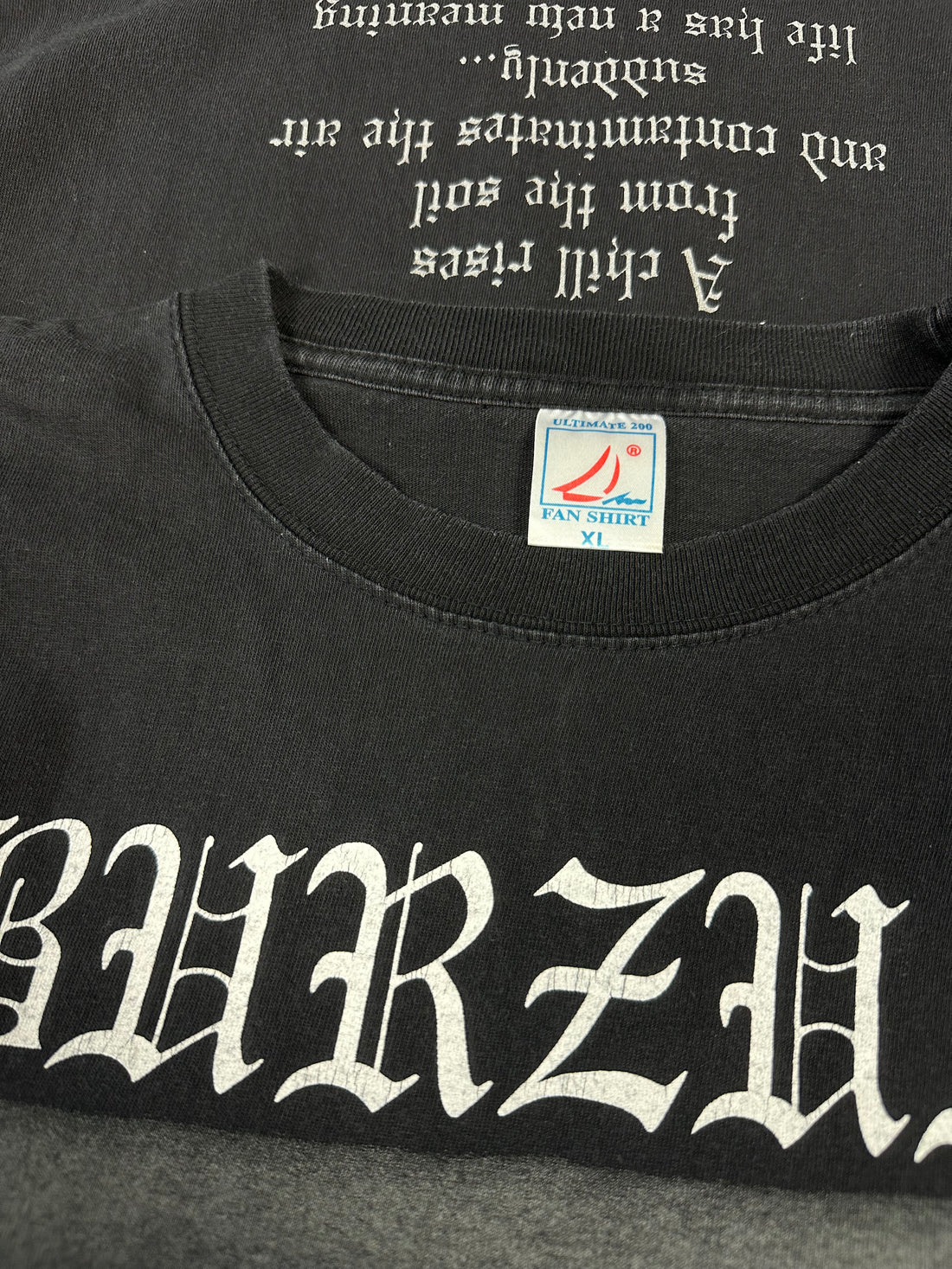 Vintage 1990s Burzum When Night Falls T-Shirt