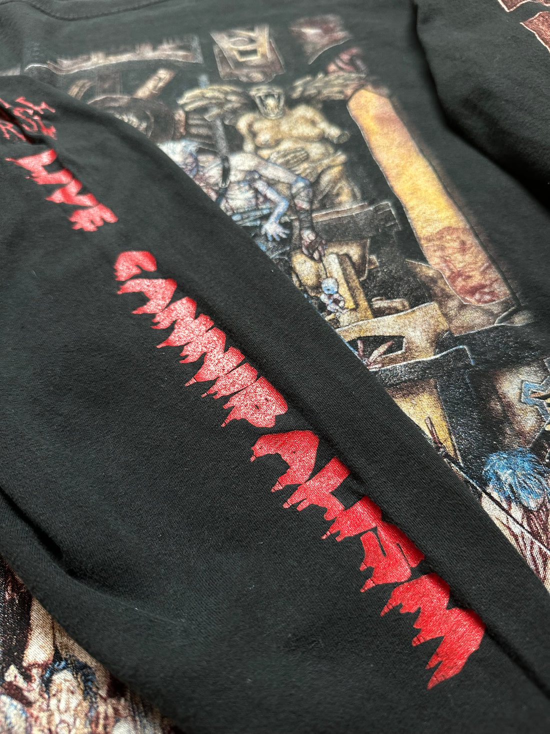 Vintage 1999 Cannibal Corpse Live Longsleeve