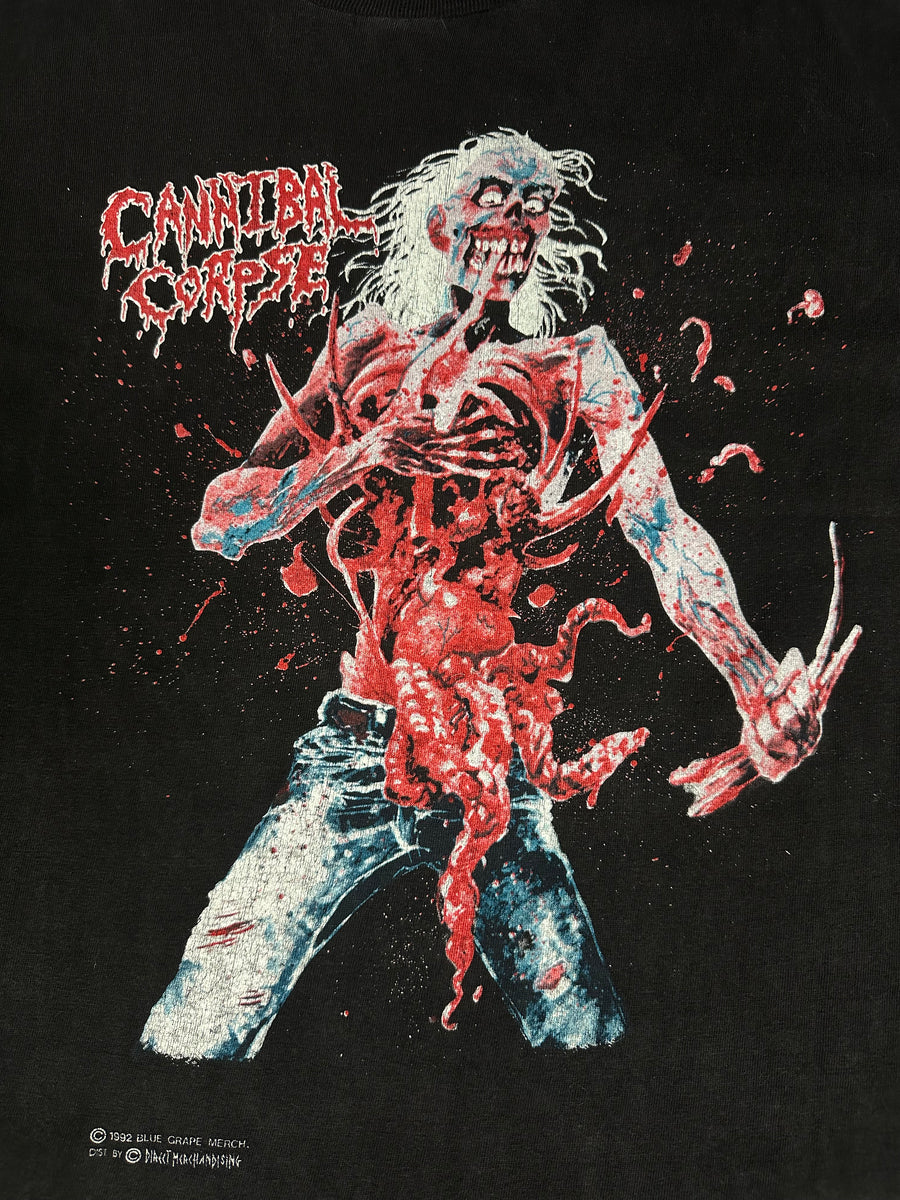 Vintage 1992 Cannibal Corpse Eaten Back To Life T-Shirt
