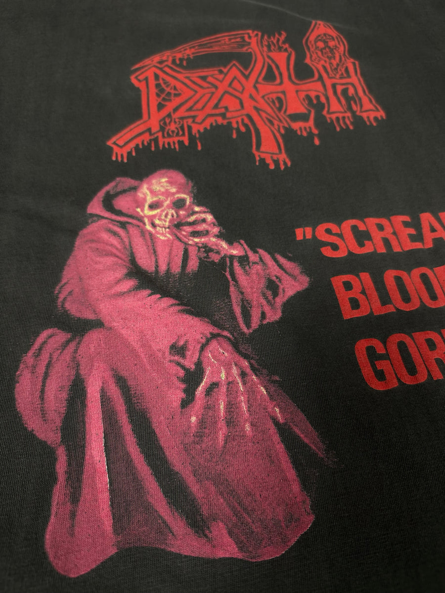 Vintage 1992 Death Scream Bloody Gore T-Shirt