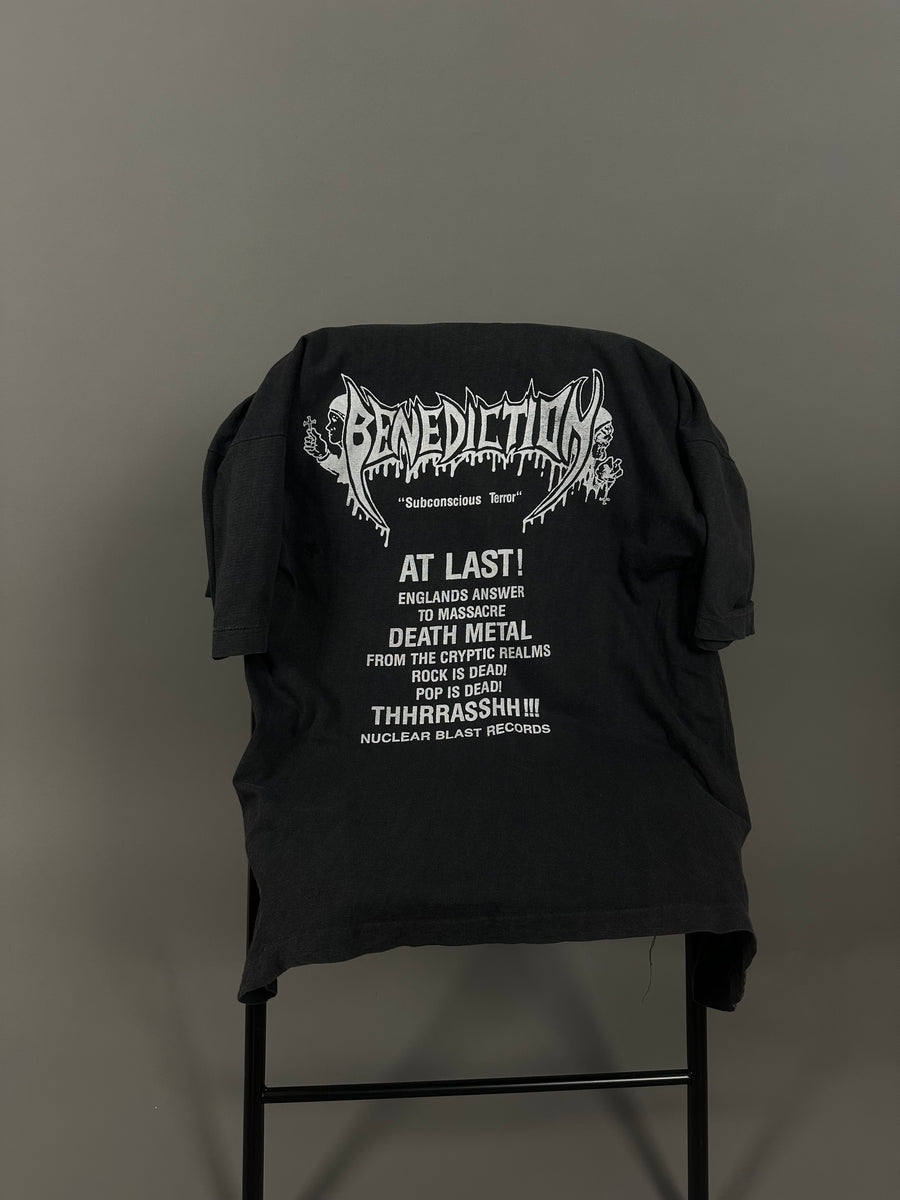 Vintage 1990 Benediction Subconscious Terror T-Shirt