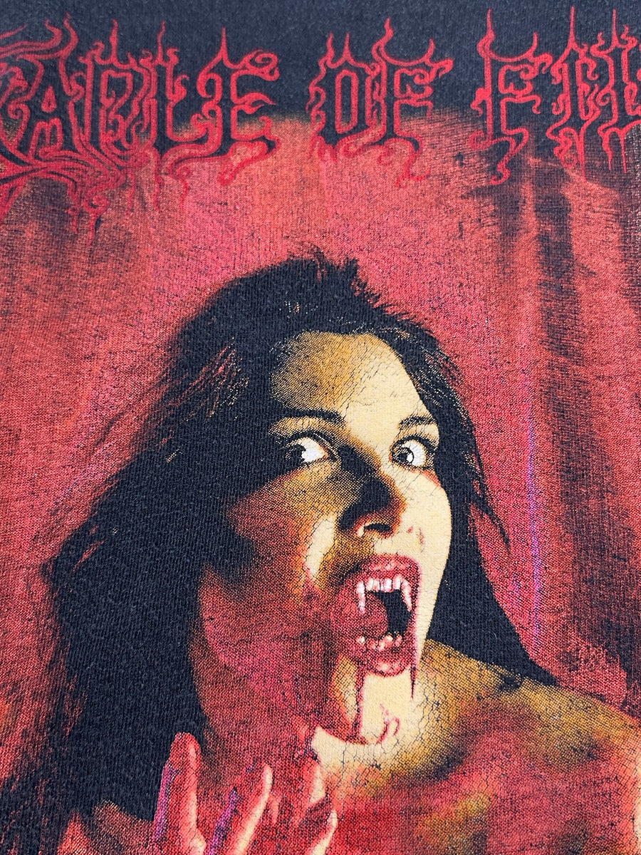 Vintage 1996 Cradle of Filth Black Goddess Longsleeve