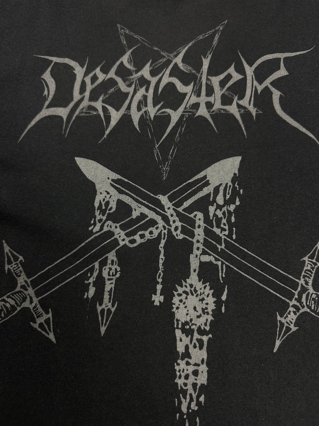 Desaster 1990s In League With Vintage T-Shirt