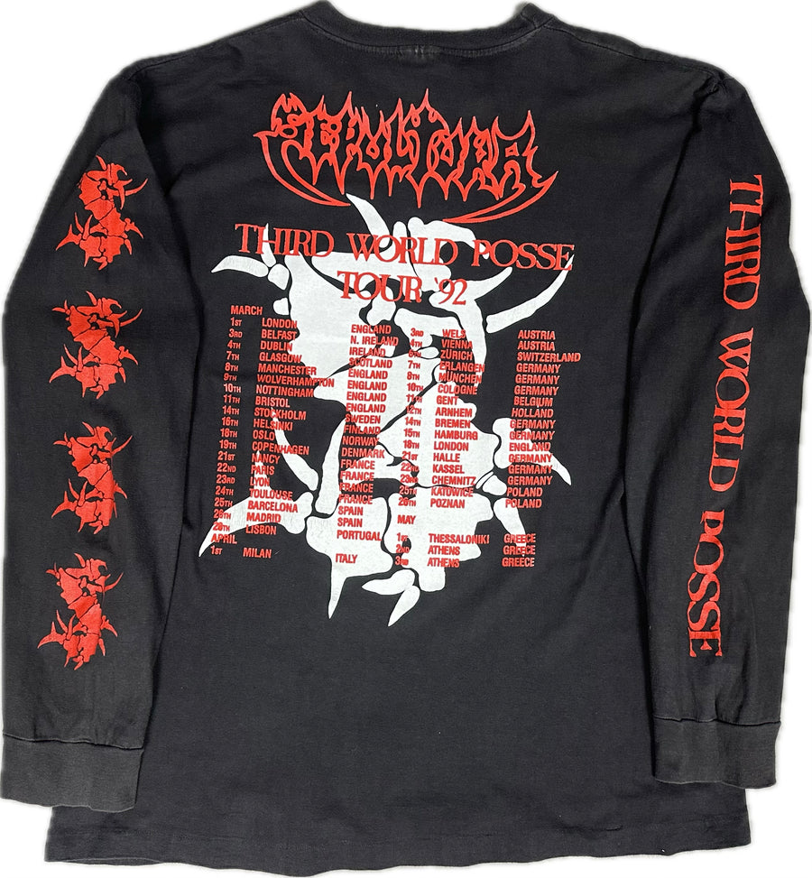 Vintage 1992 Sepultura Third World Posse Longsleeve