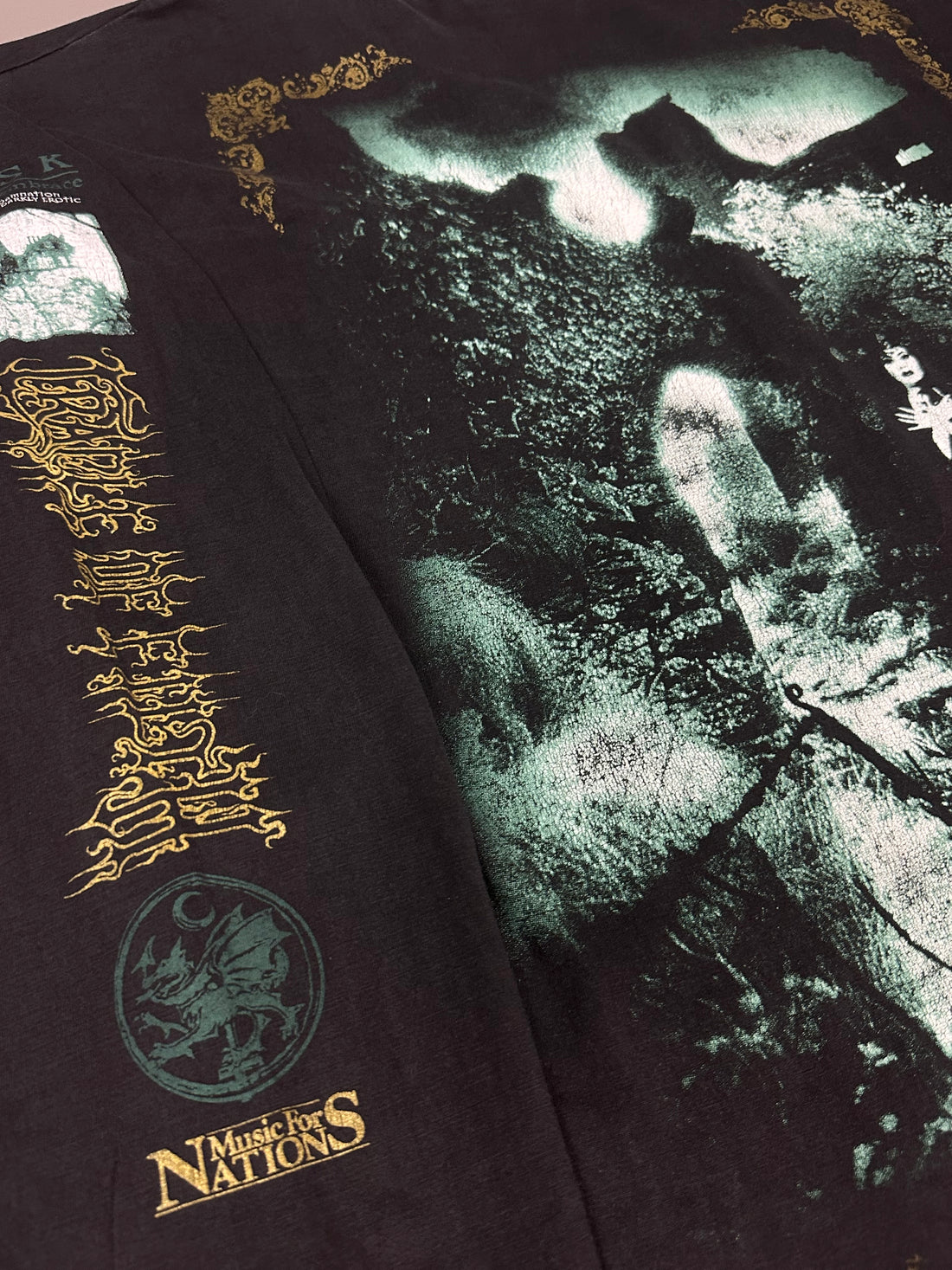 Vintage 1996 Cradle of Filth Funeral Carpathia Longsleeve