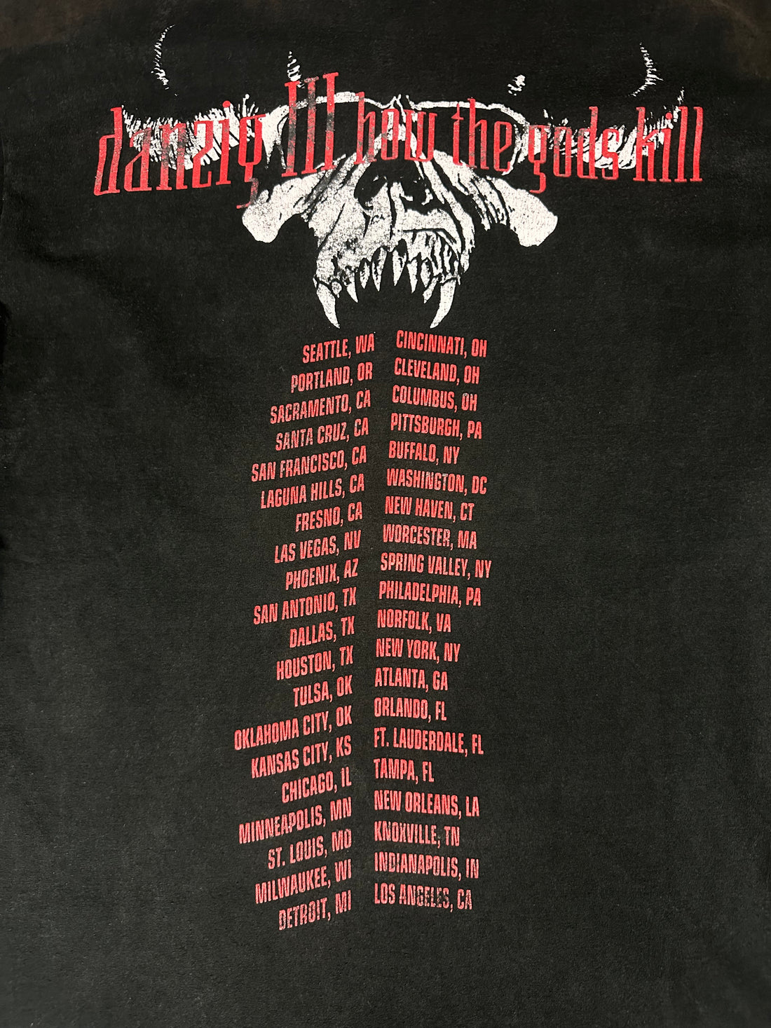 Vintage 1992 Danzig How The God Kills T-Shirt