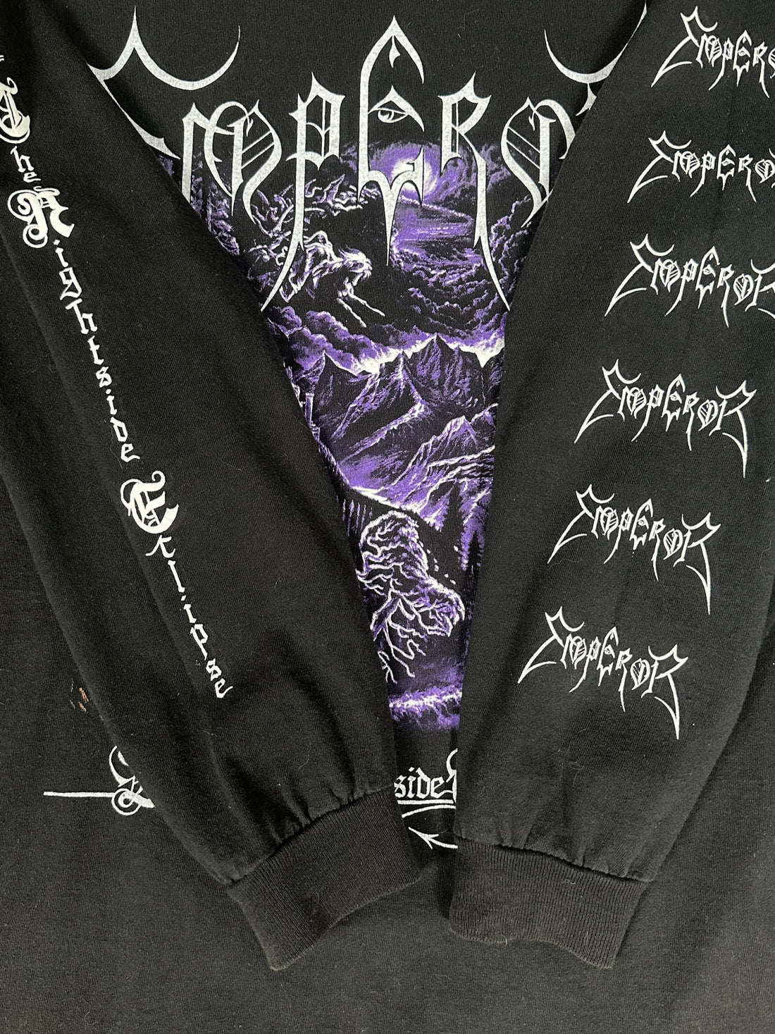 Vintage 1990s Emperor Nightside Eclipse Longsleeve