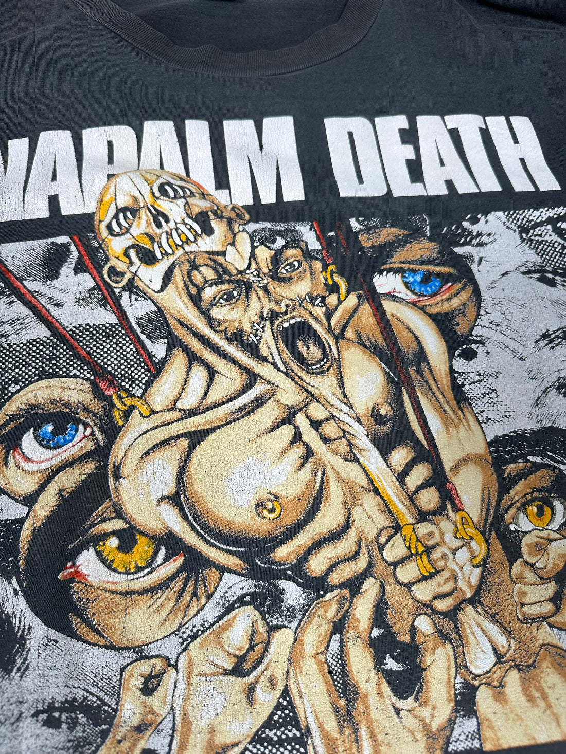 Vintage 1991 Napalm Death Mass Appeal Madness Longsleeve