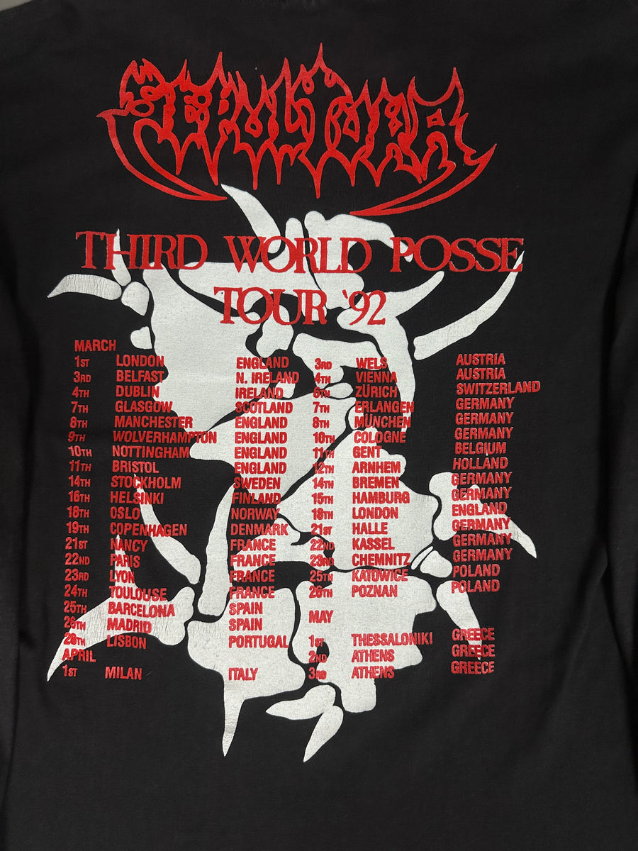 Vintage 1992 Sepultura Third World Posse Longsleeve