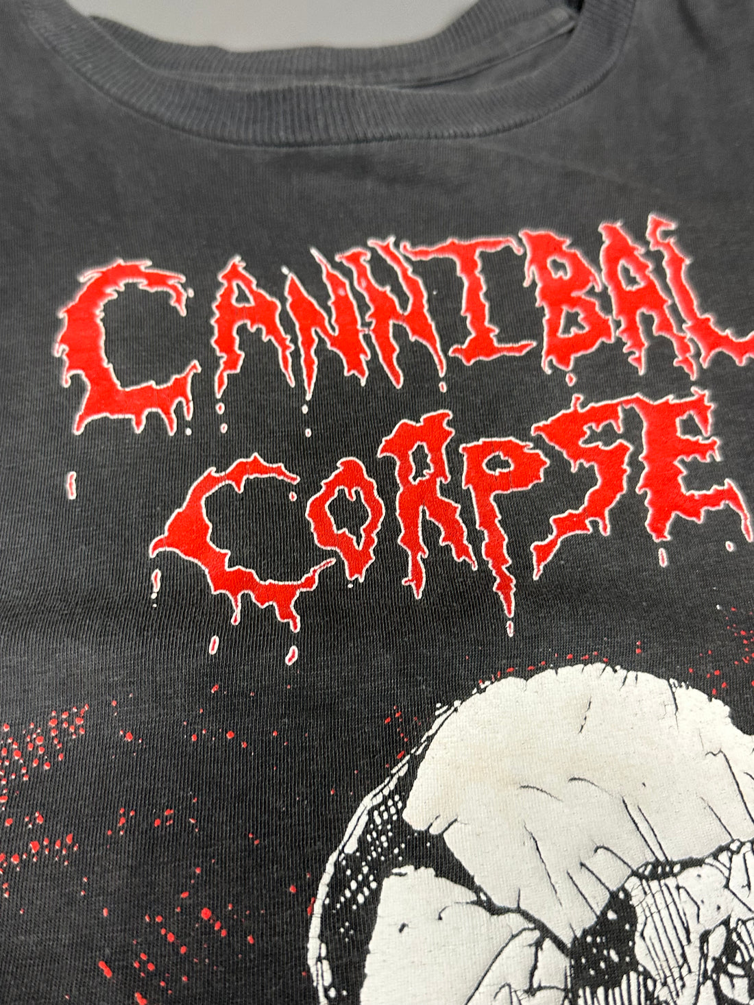 Vintage 1991 Cannibal Corpse Rock Hard Festivals T-Shirt