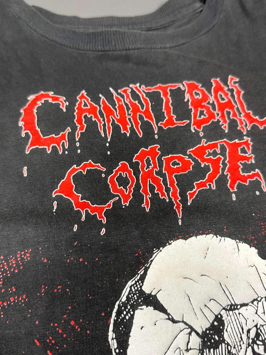 Vintage 1991 Cannibal Corpse Rock Hard Festivals T-Shirt