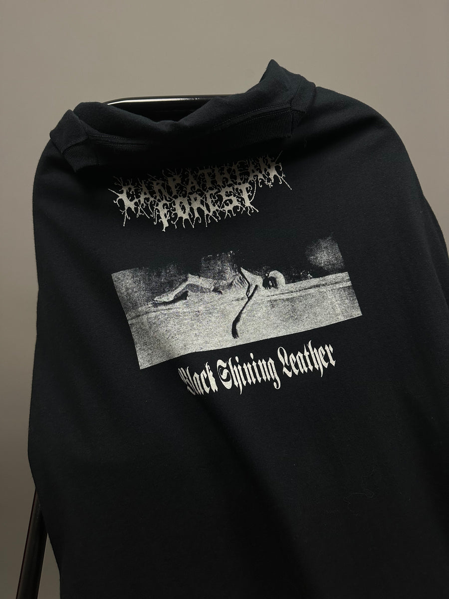 Carpathian Forest 1999 Black Shining Leather Vintage T-Shirt