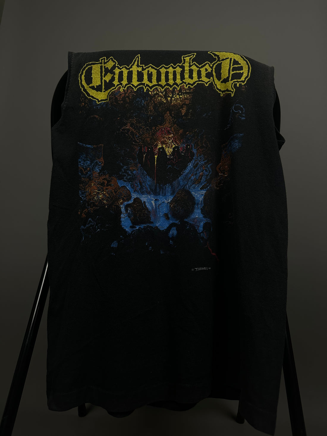 Vintage 1991 Entombed Clandestine Tank Top T-Shirt