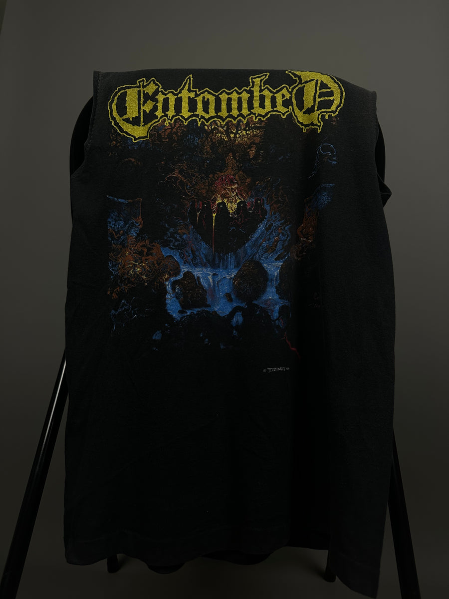 Vintage 1991 Entombed Clandestine Tank Top T-Shirt