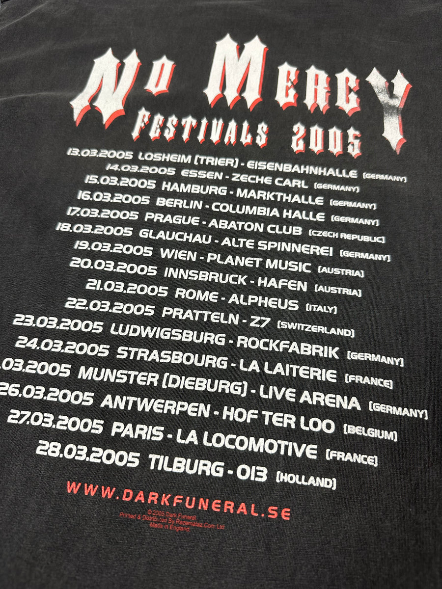 Dark Funeral 2005 No Mercy Black Metal T-Shirt