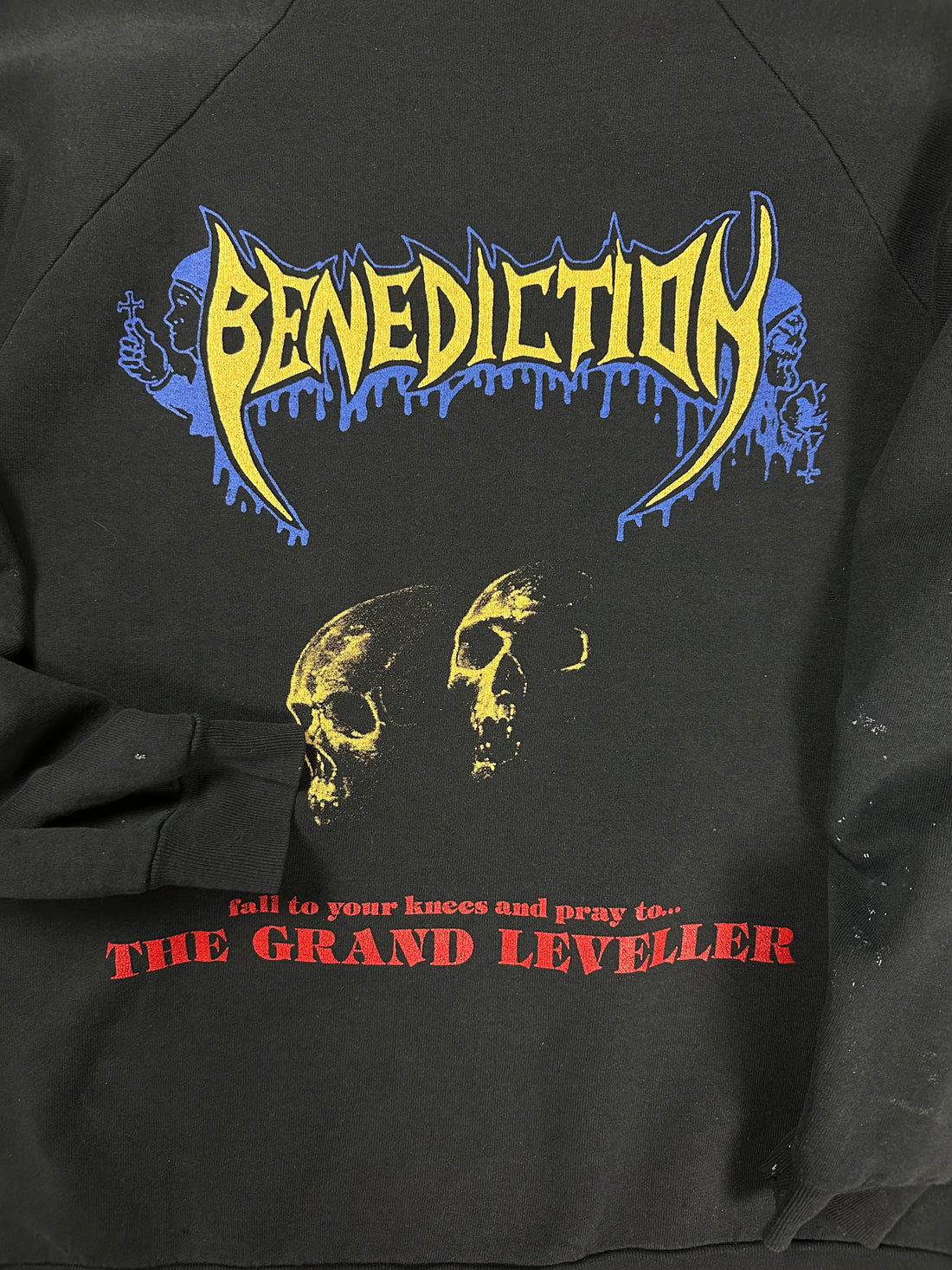 Benediction 1991 The Grand Leveller Vintage Sweater