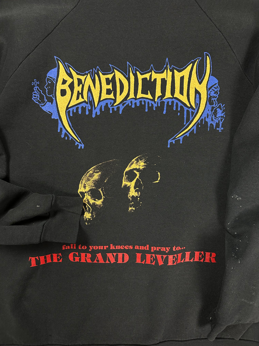 Benediction 1991 The Grand Leveller Vintage Sweater