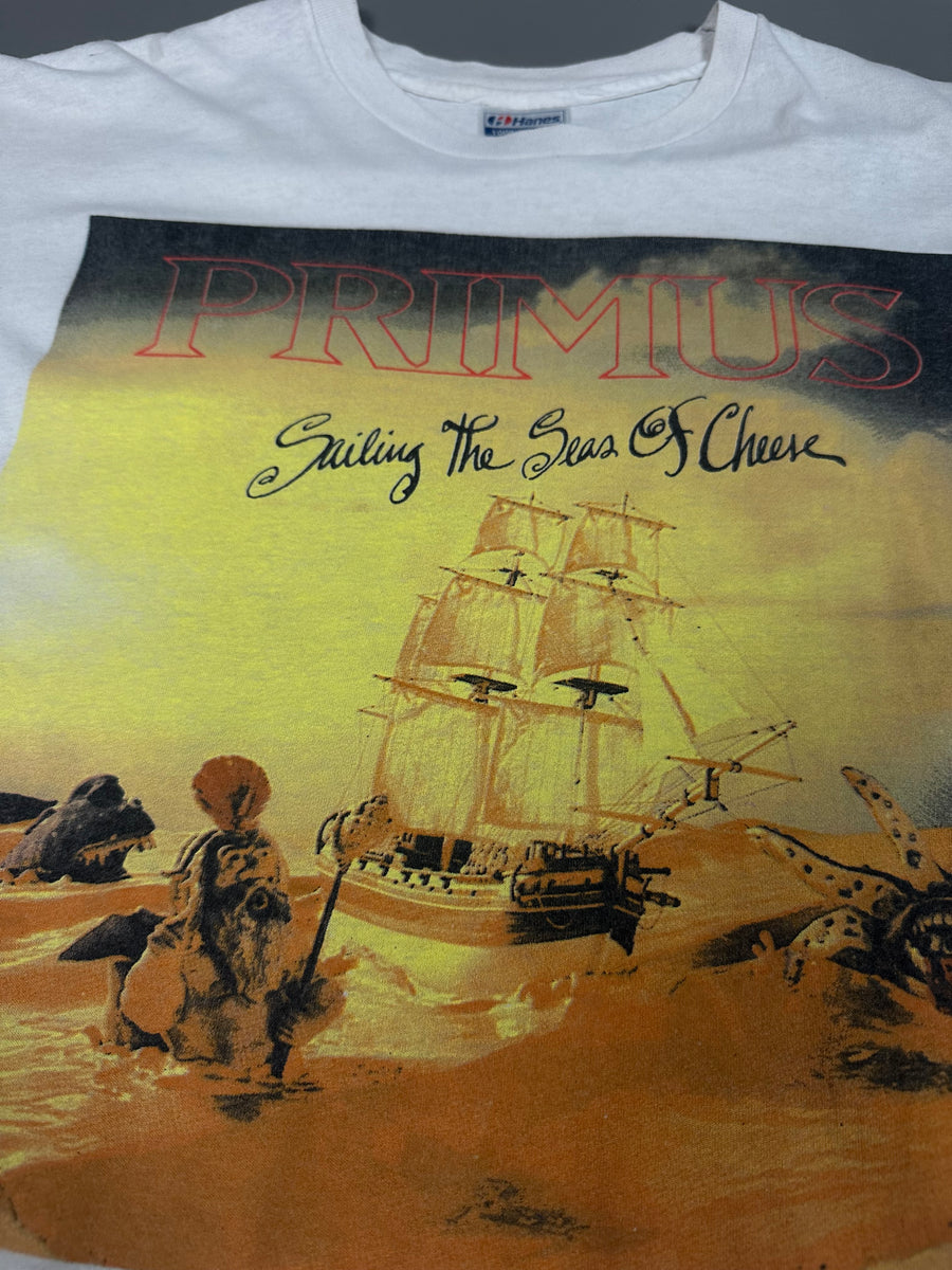 Primus 1991 Sailing The Seas Of Cheese Vintage T-Shirt