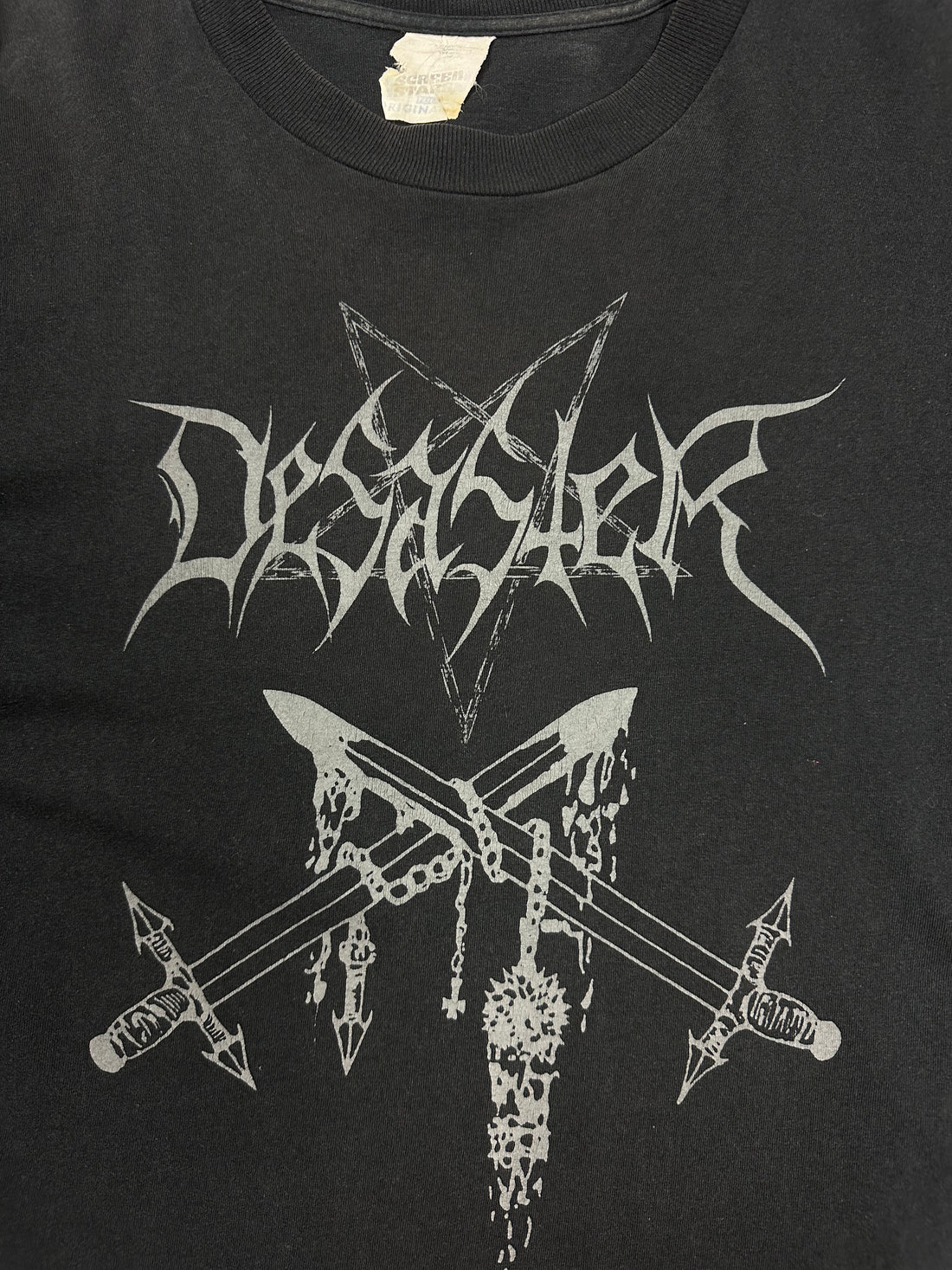 Desaster 1990s In League With Vintage T-Shirt