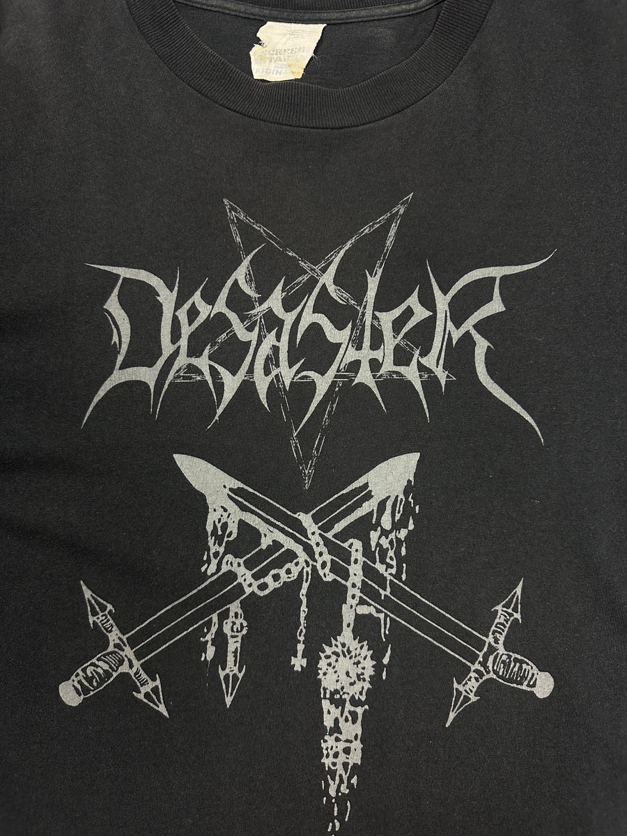 Desaster 1990s In League With Vintage T-Shirt