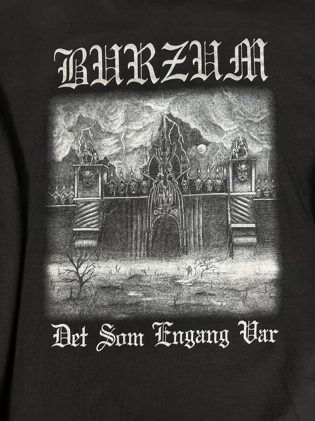 Vintage 1998 Burzum Det Some Engar Var Longsleeve