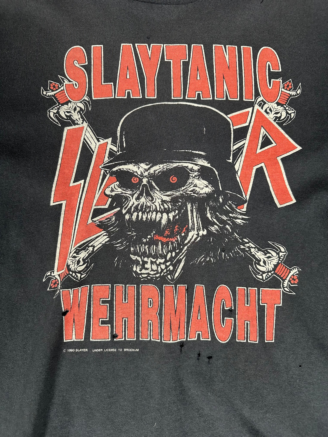 Vintage 1990 Slayer Wehrmacht T-Shirt