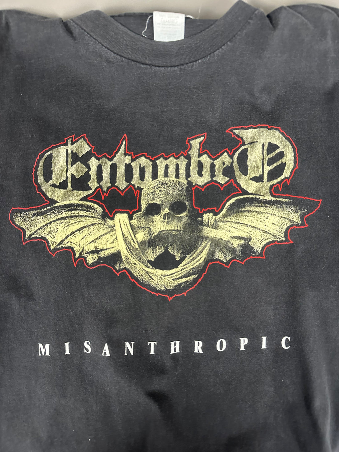 Vintage 1994 Entombed Misanthropic Blood T-Shirt