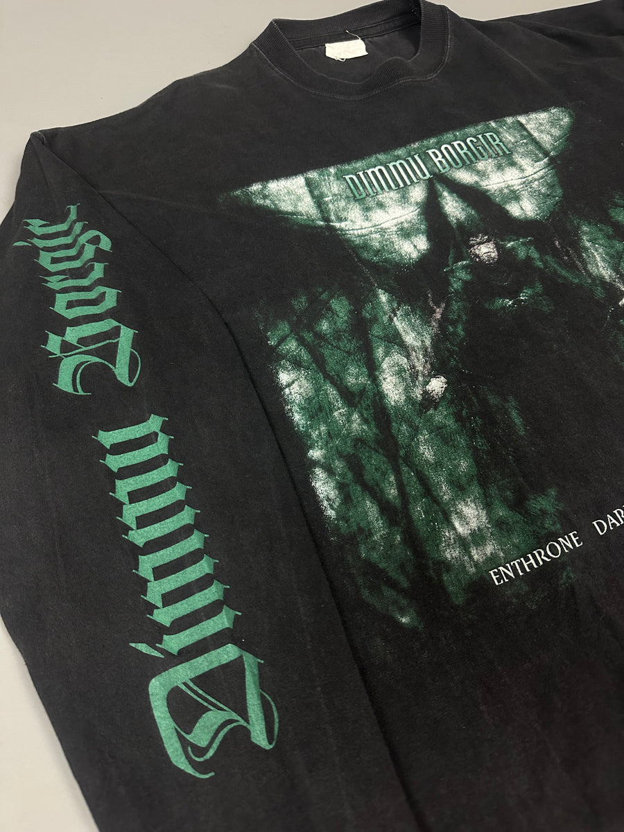 Vintage 1997 Dimmu Borgir Enthroned Darkness Longsleeve