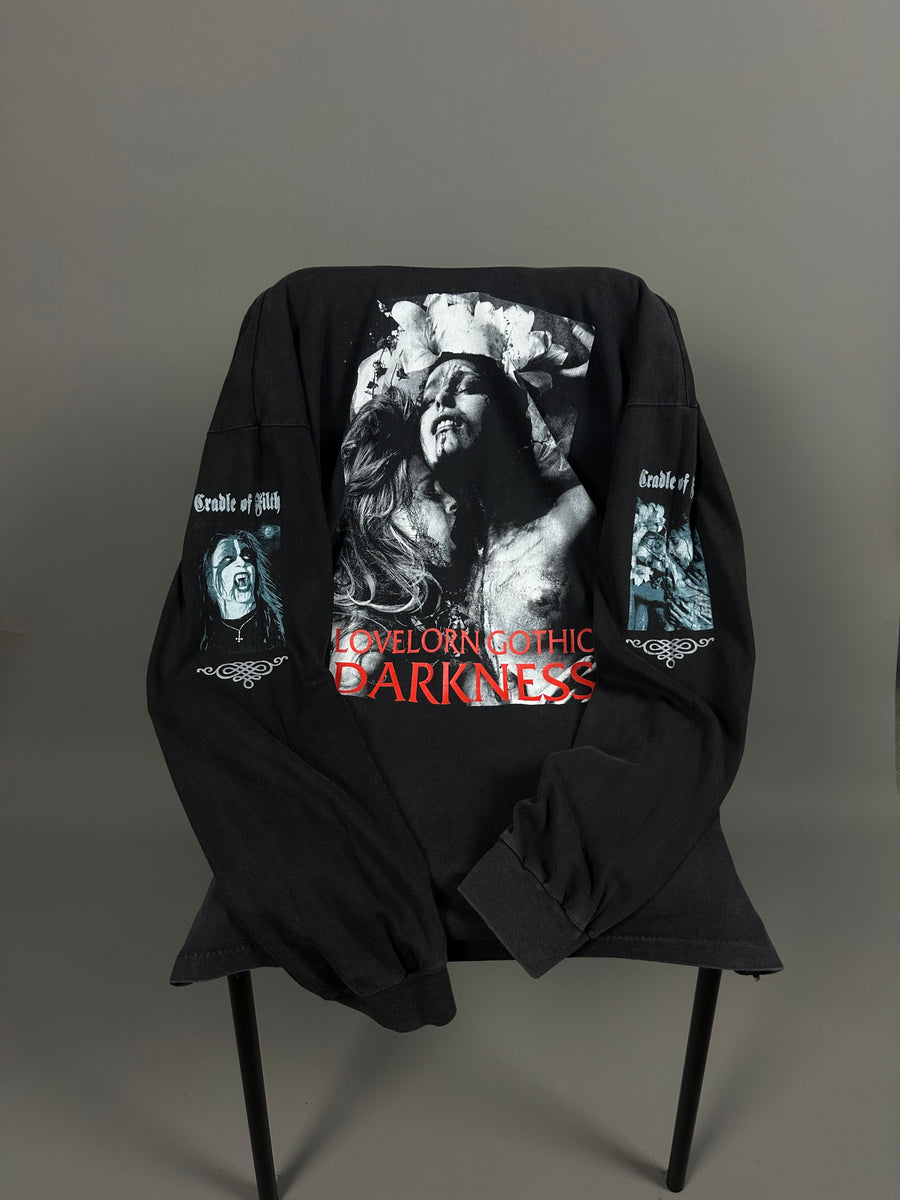 Vintage 1994 Cradle Of Filth Lovelorn Darkness Longsleeve