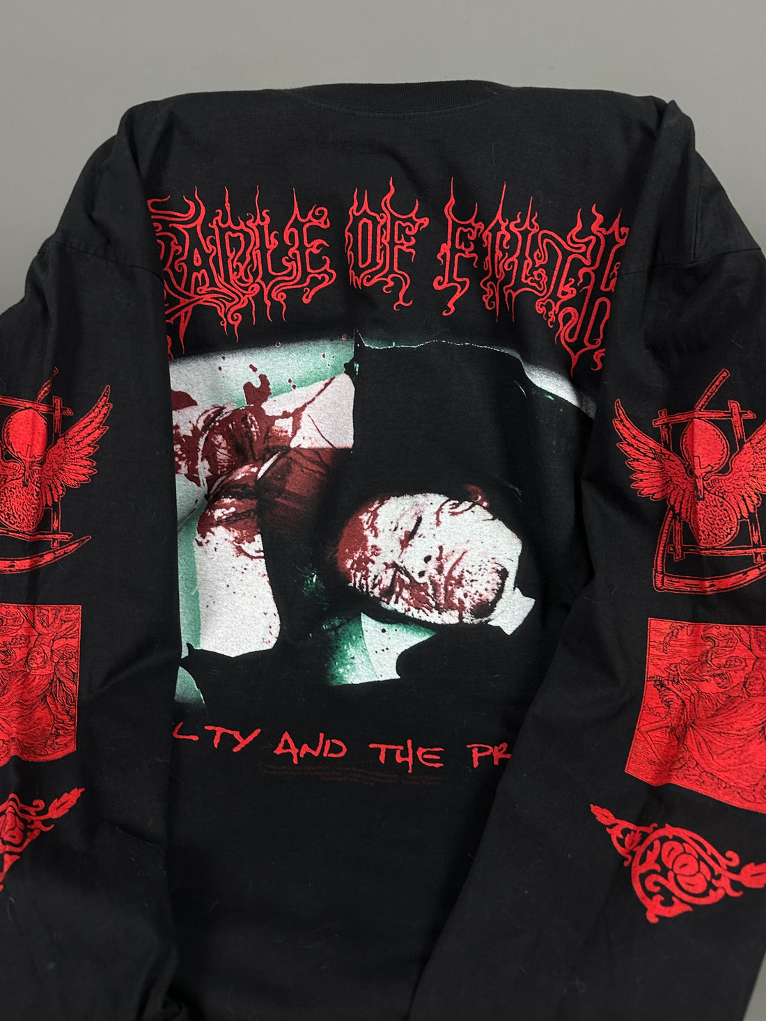 Vintage 1998 Cradle Of Filth Cruelty Priest Longsleeve