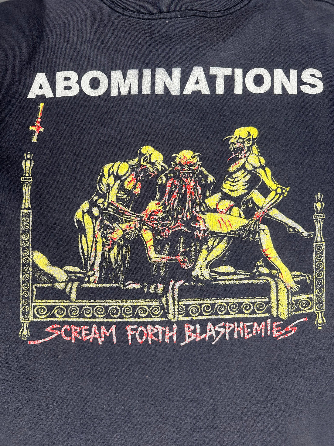 Vintage 1991 Morbid Angel Abominations T-Shirt